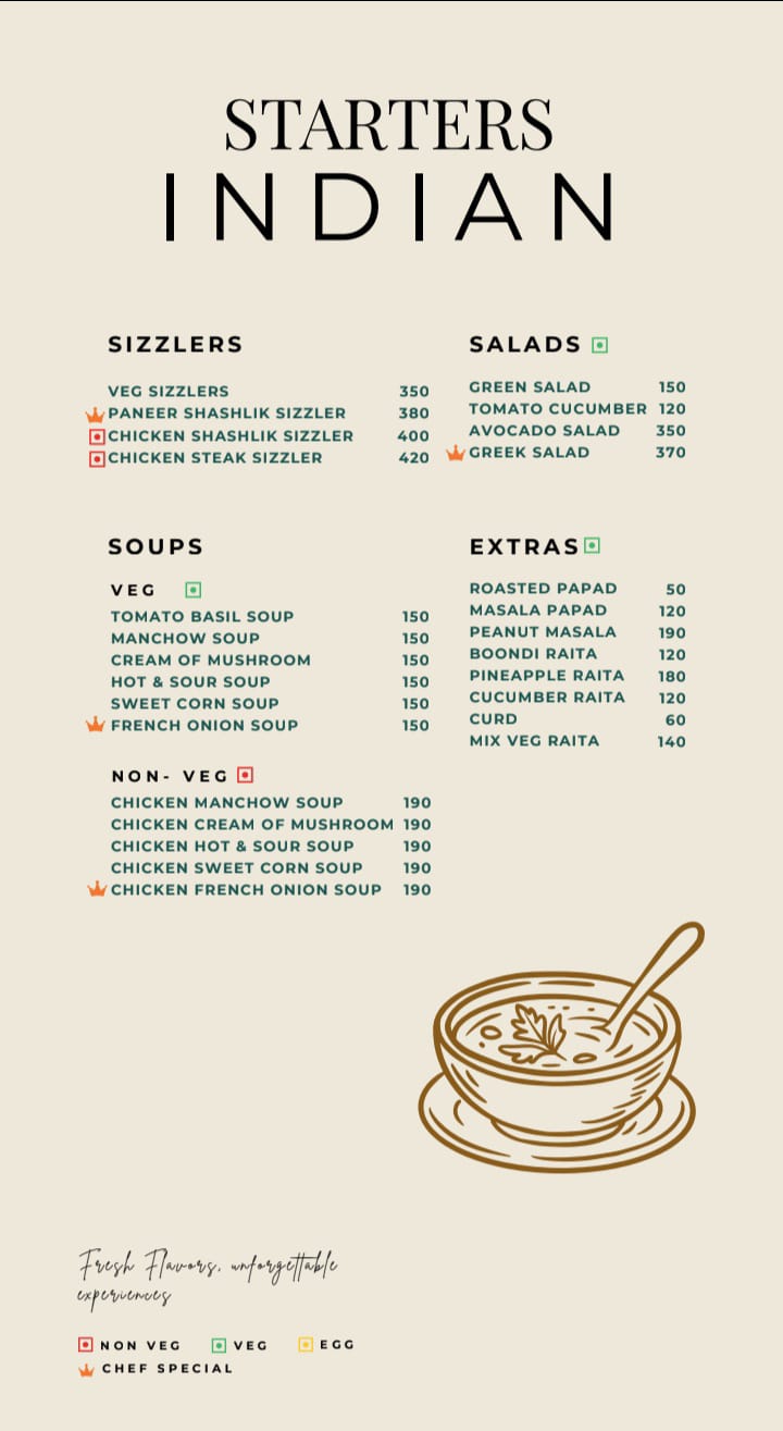 Starters – Soups & Salads